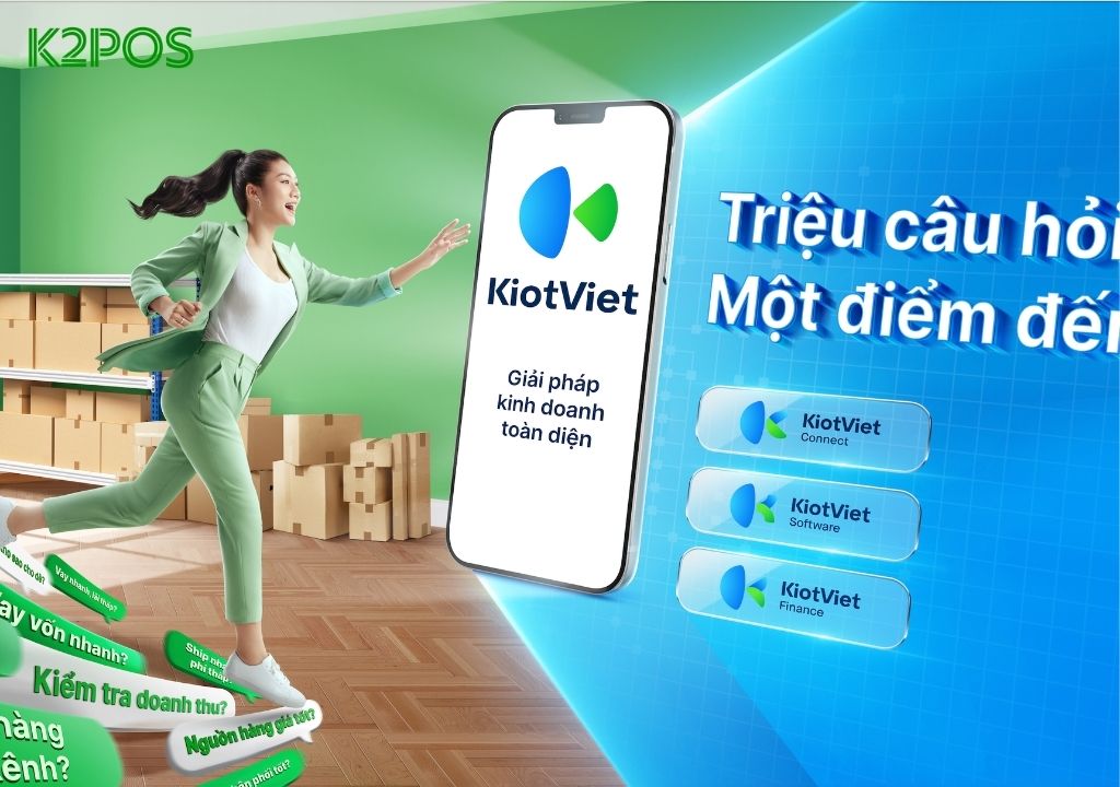 Phần mềm KiotViet hỗ trợ quản lý bán hàng và kho hàng chuyên nghiệp